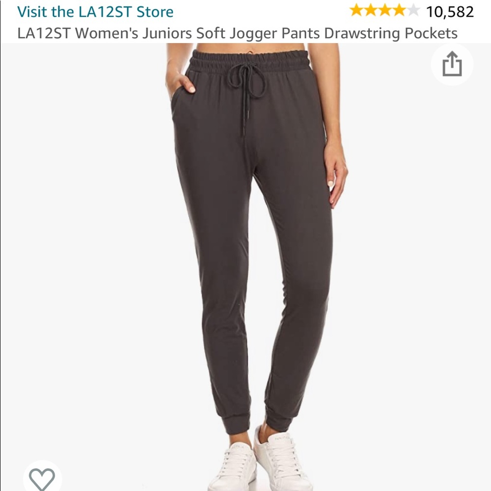 LA12ST Women's Juniors Soft Jogger Pants